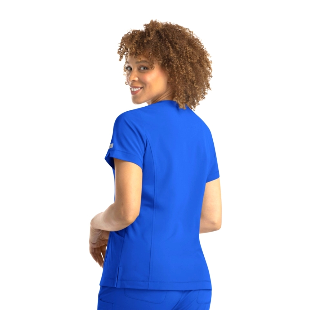 NWT Royal Blue Scrub Top. EPIC by IRG Scrubs. Size XL